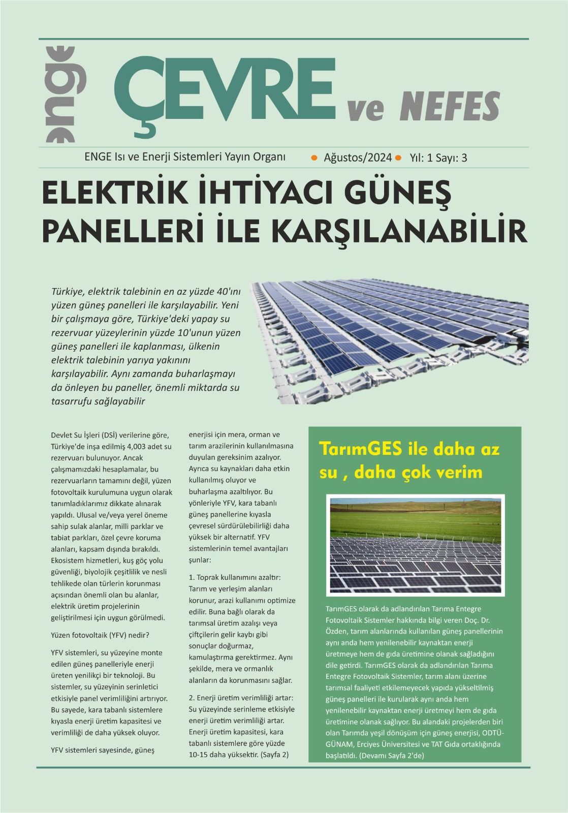 Elektrik İhtiyacı Güneş Panelleri İle Karşılanabilir