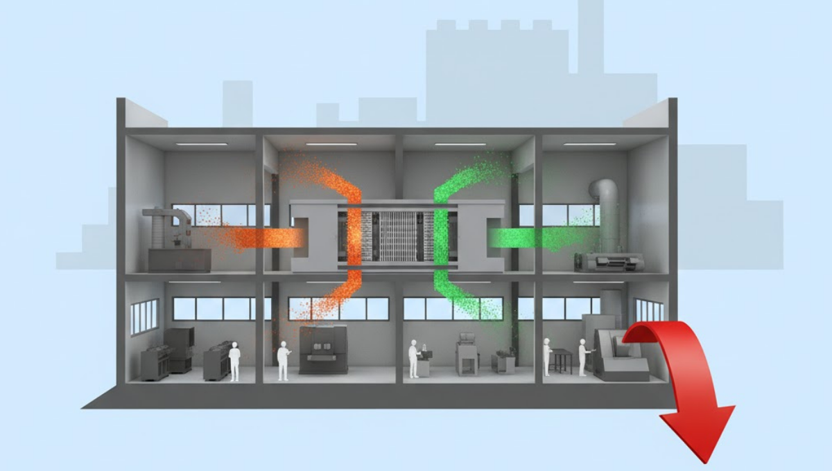 How Do Heat Recovery Ventilation Systems Reduce Energy Costs in Factories?
