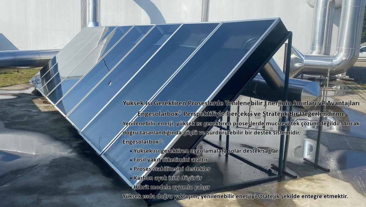 Yüksek Isı Gerektiren Proseslerde Yenilenebilir Enerjinin Sınırları ve Avantajları